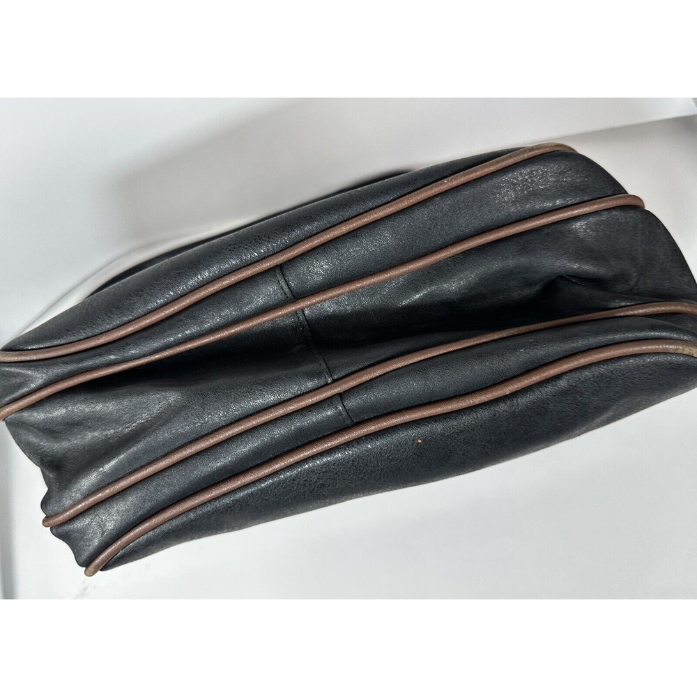 VTG Monte Carlo 1925 Grand Prix de Monaco Messenger Bag Leather 1990s Distressed - Picture 10 of 13